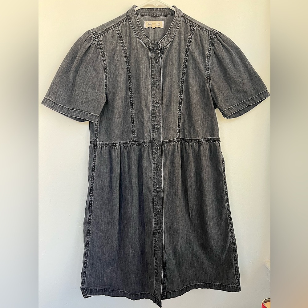 Madewell Grey Denim Dress